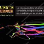 Flyer Hintergrund Vorlagen Cool Badminton Sport Einladung Poster Oder Flyer Hintergrund