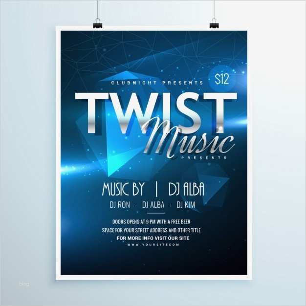 Flyer Hintergrund Vorlagen Erstaunlich Flyer Vorlage Einladung Abstrakte Musik Party In Der