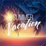 Flyer Hintergrund Vorlagen Großartig sommer Urlaub Handschrift Typografie Schrift Und