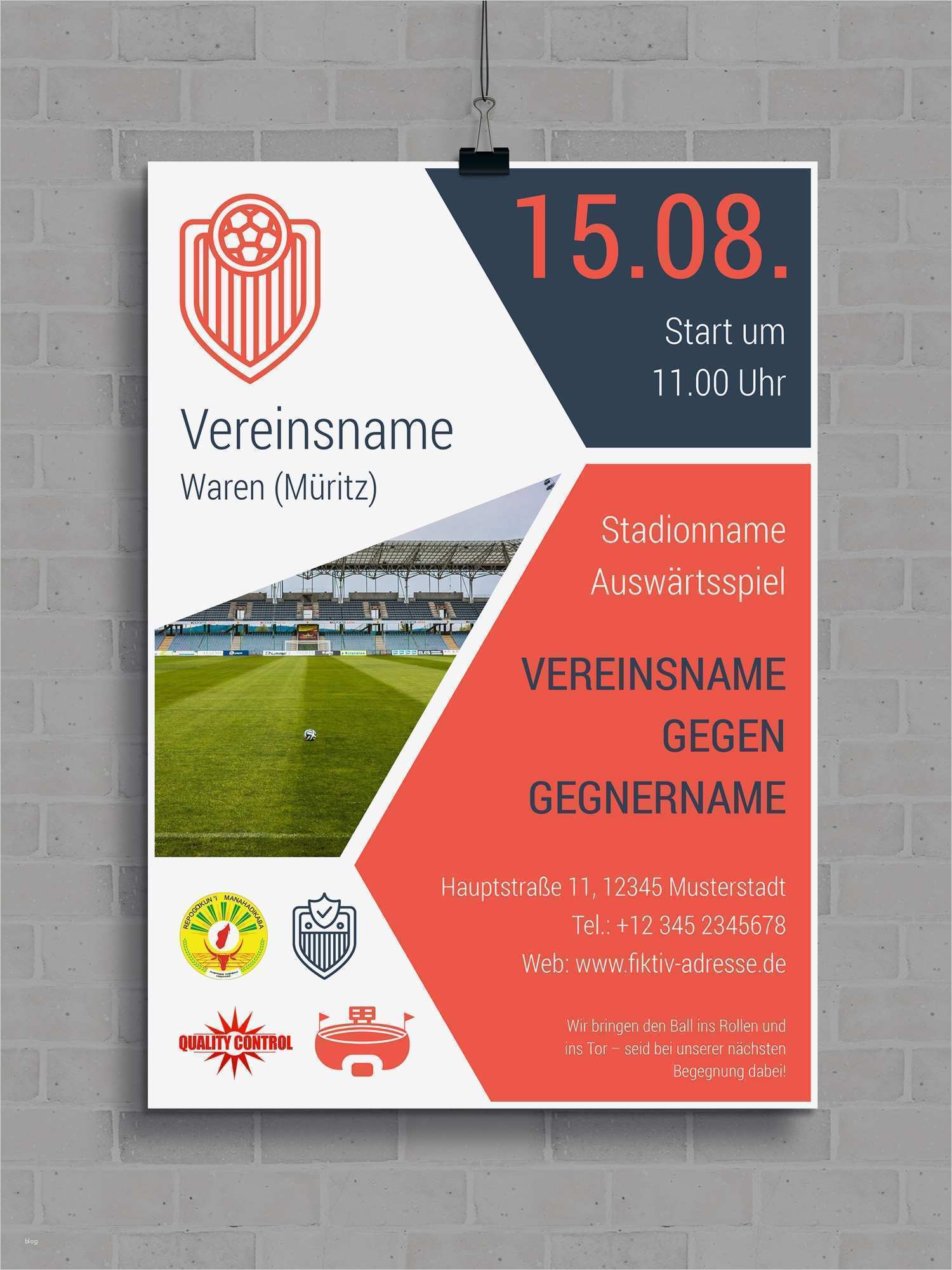 Flyer Mit Telefonnummer Zum Abreißen Vorlage Beste Design Vorlagen Für Vereine Spielplan Erstellen Fan