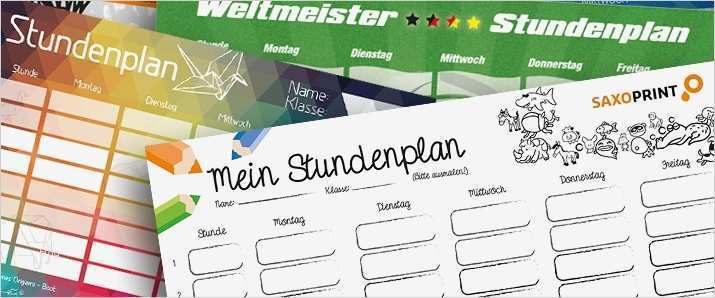 Flyer Mit Telefonnummer Zum Abreißen Vorlage Fabelhaft Dein Trendiger Stundenplan Zum Ausdrucken Saxoprint