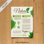 Flyer Mit Telefonnummer Zum Abreißen Vorlage Neu Natur Flyer Mit Blättern