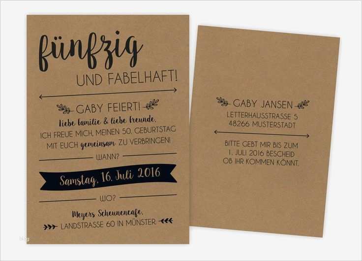 Flyer Selber Machen Vorlagen Luxus Die Besten 25 Einladungskarten 50 Geburtstag Ideen Auf