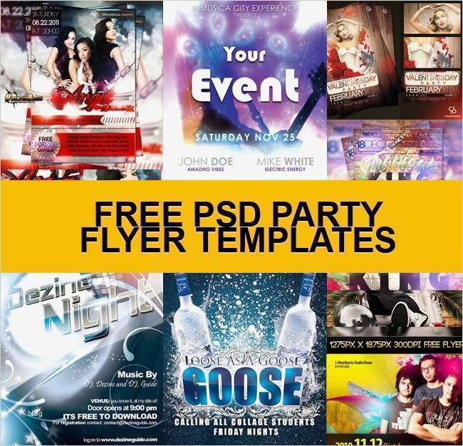 Flyer Vorlagen Download Bewundernswert Download 30 Free Psd Party Flyer Templates