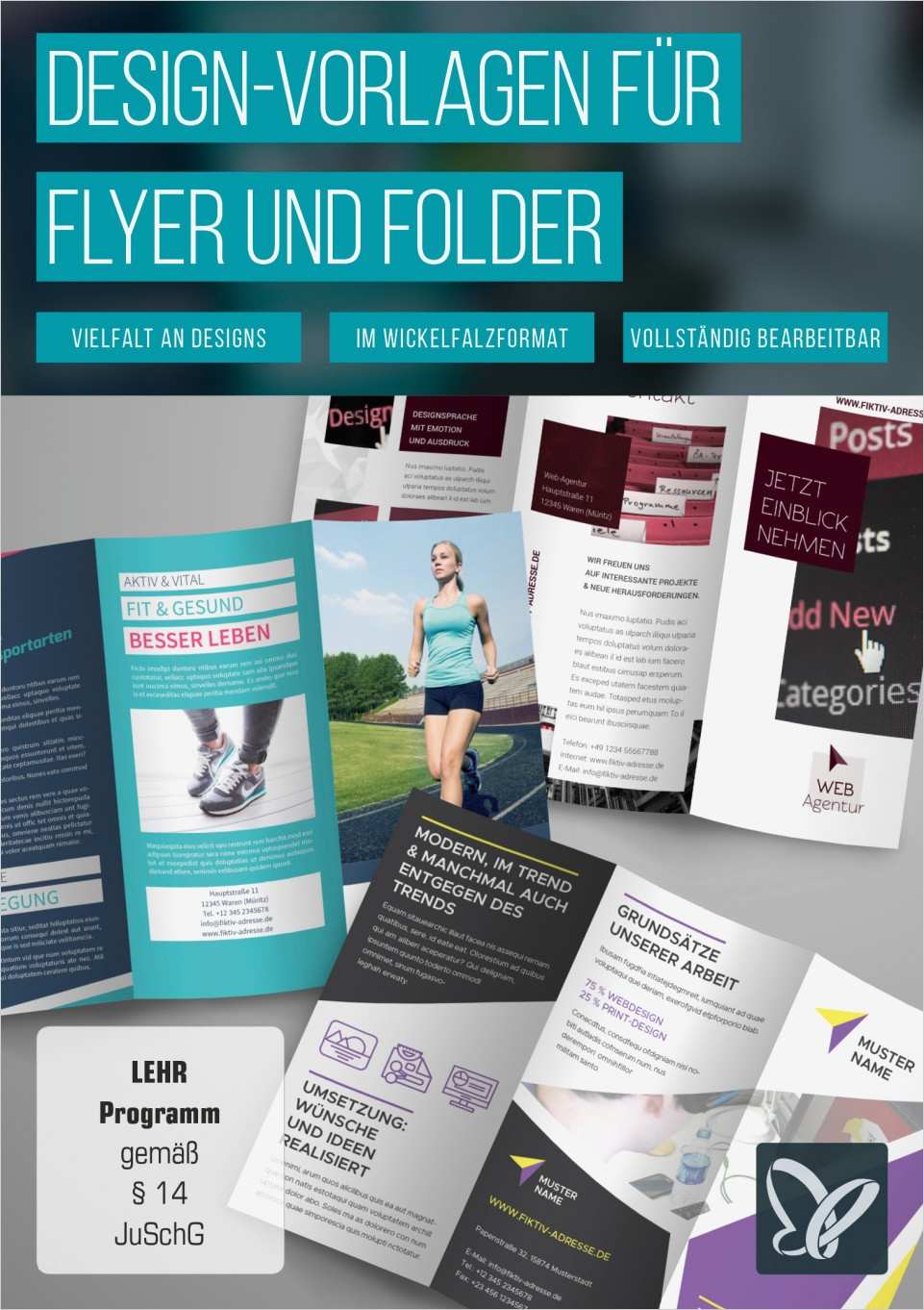 Flyer Vorlagen Für Immobilienmakler Erstaunlich Design Vorlagen Für Flyer Und Folder