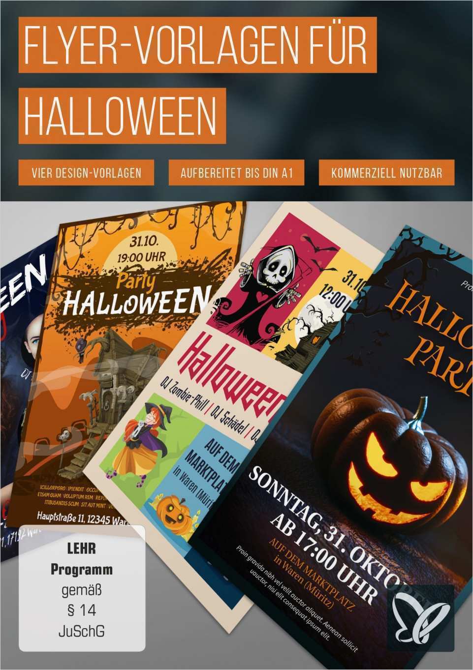 Flyer Vorlagen Für Immobilienmakler Erstaunlich Flyer Vorlagen Für Halloween