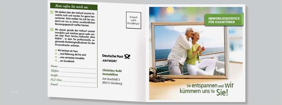 Flyer Vorlagen Für Immobilienmakler Inspiration Classic Edition Flyerkampagne Zur Eigentümer Akquise Für