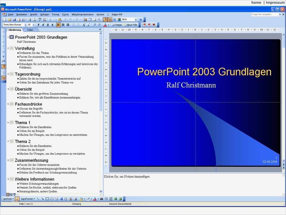Foliendesign Powerpoint Vorlagen Beste Ralf Christmann Powerpoint 2003 Ppt Video Online