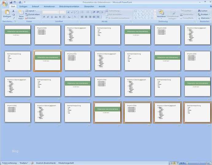 Foliendesign Powerpoint Vorlagen Gut Foliensortierungsansicht