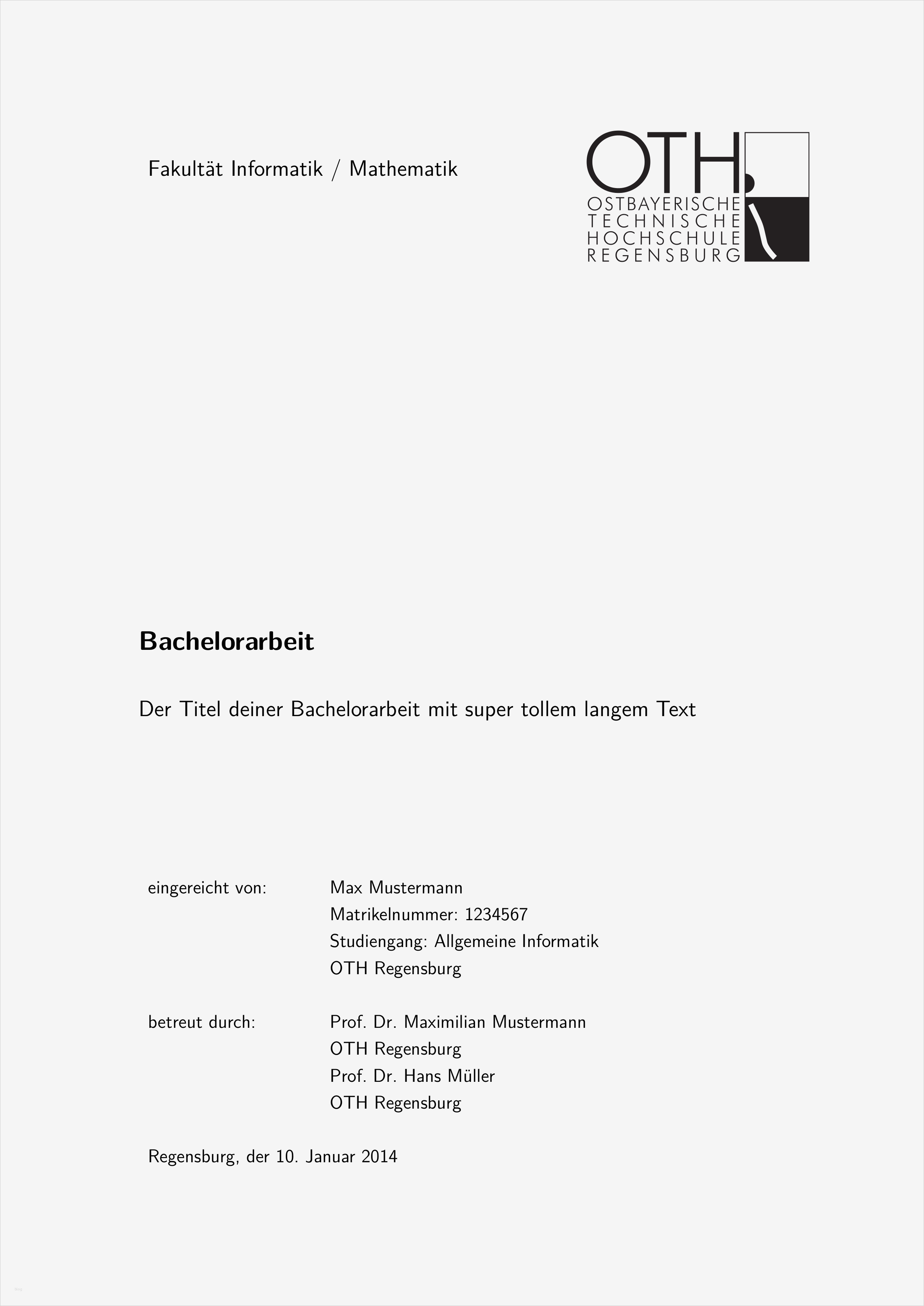 Fom Bachelor thesis Vorlage Großartig Vorlage Für Bachelor Und Master Arbeit Mit Lyx Bzw