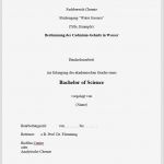 Fom Bachelor thesis Vorlage Hübsch Das Perfekte Deckblatt Deiner Bachelorarbeit 5 Uni Vorlagen