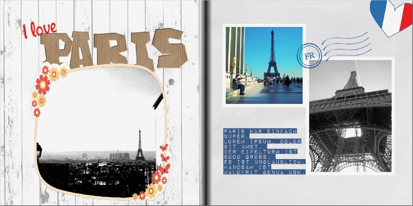 Inspiration 1 Fotobuch Beispiel Paris Fotobuch