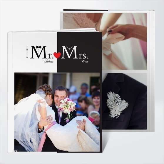 Fotobuch Hochzeit Vorlagen Süß Fotobuch Hochzeit Mr & Mrs Detail