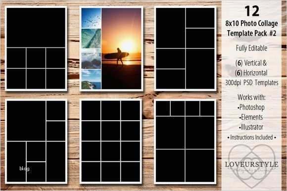 Fotobuch Photoshop Vorlage Beste Die Besten 25 Collage Template Ideen Auf Pinterest