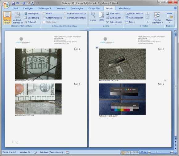 Fotodokumentation Vorlage Word Beste Wordfix