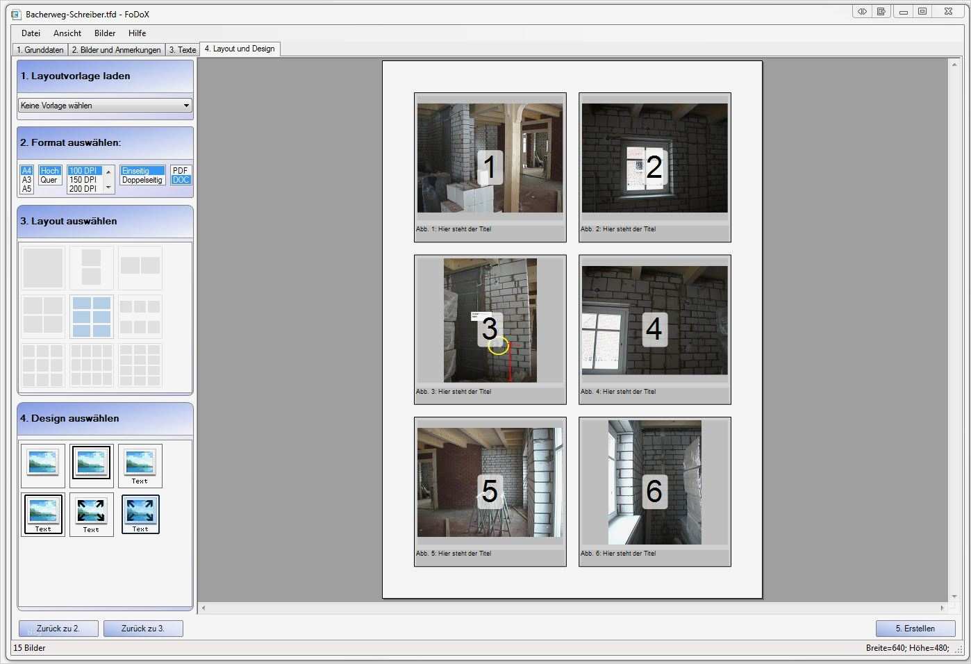 Fotodokumentation Vorlage Word Erstaunlich Fodox Programm Zur Einfachen Erstellung Ihrer