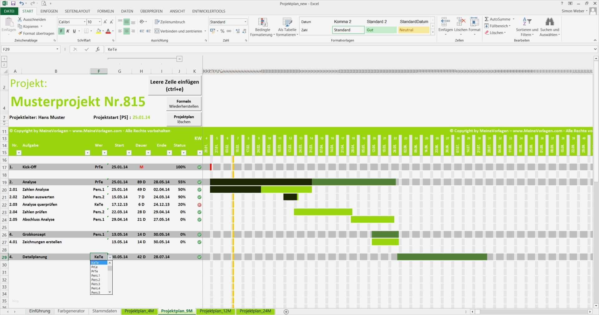 Gantt Diagramm Excel Vorlage Download Schönste Download Projektplan Excel Projektablaufplan Zeitplan