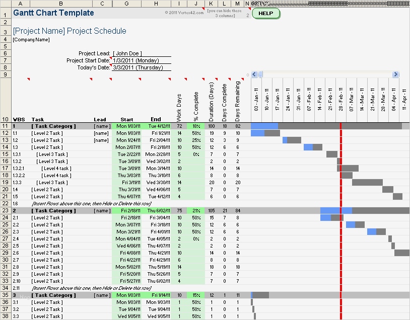Gantt Diagramm Powerpoint Vorlage Erstaunlich Free Gantt Chart Template for Excel