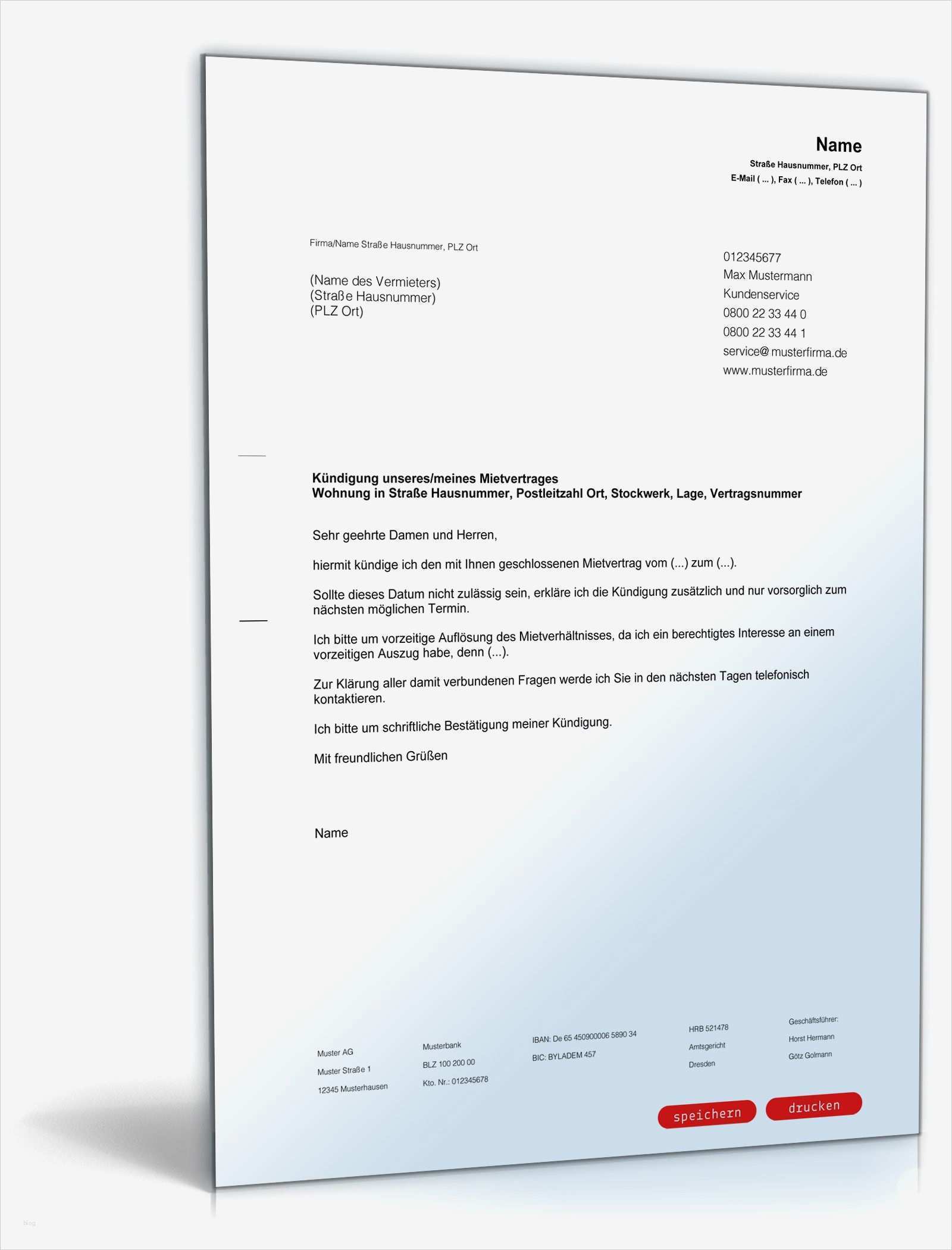 Garage Mietvertrag Vorlage Best Of Vorlage Kündigung Mietvertrag