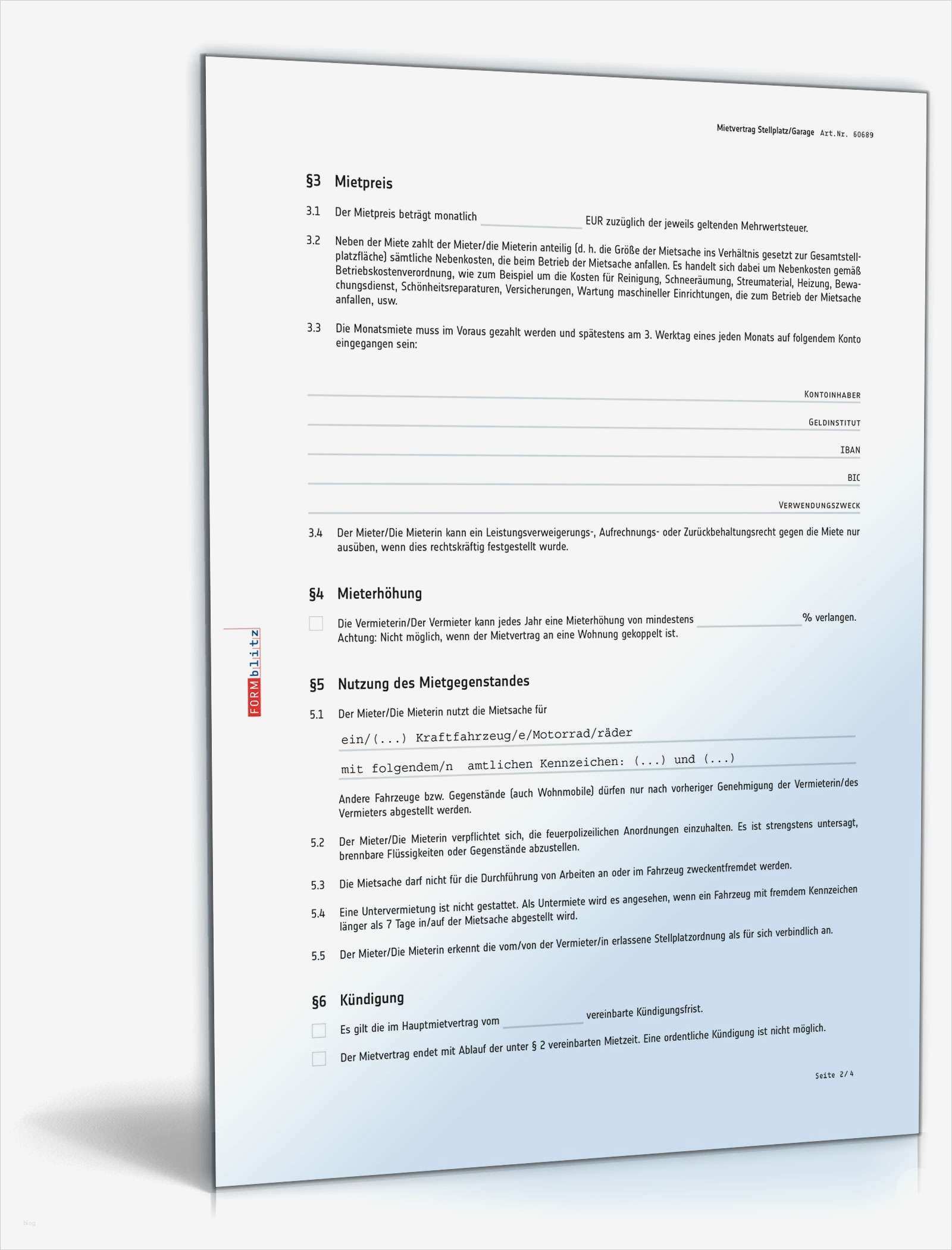 Garage Mietvertrag Vorlage Wunderbar Mietvertrag Stellplatz Rechtssicheres Muster Zum Download