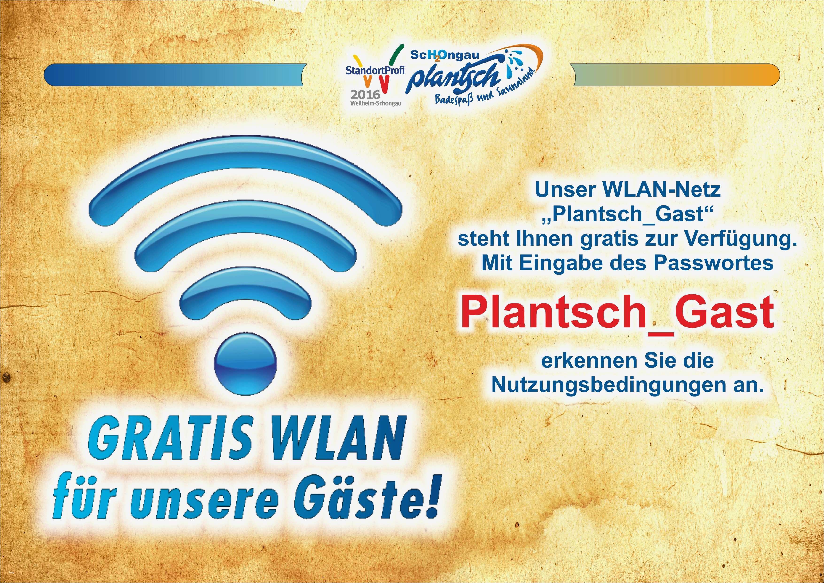 Gäste Wlan Nutzungsbedingungen Vorlage Süß Plantsch Schongau