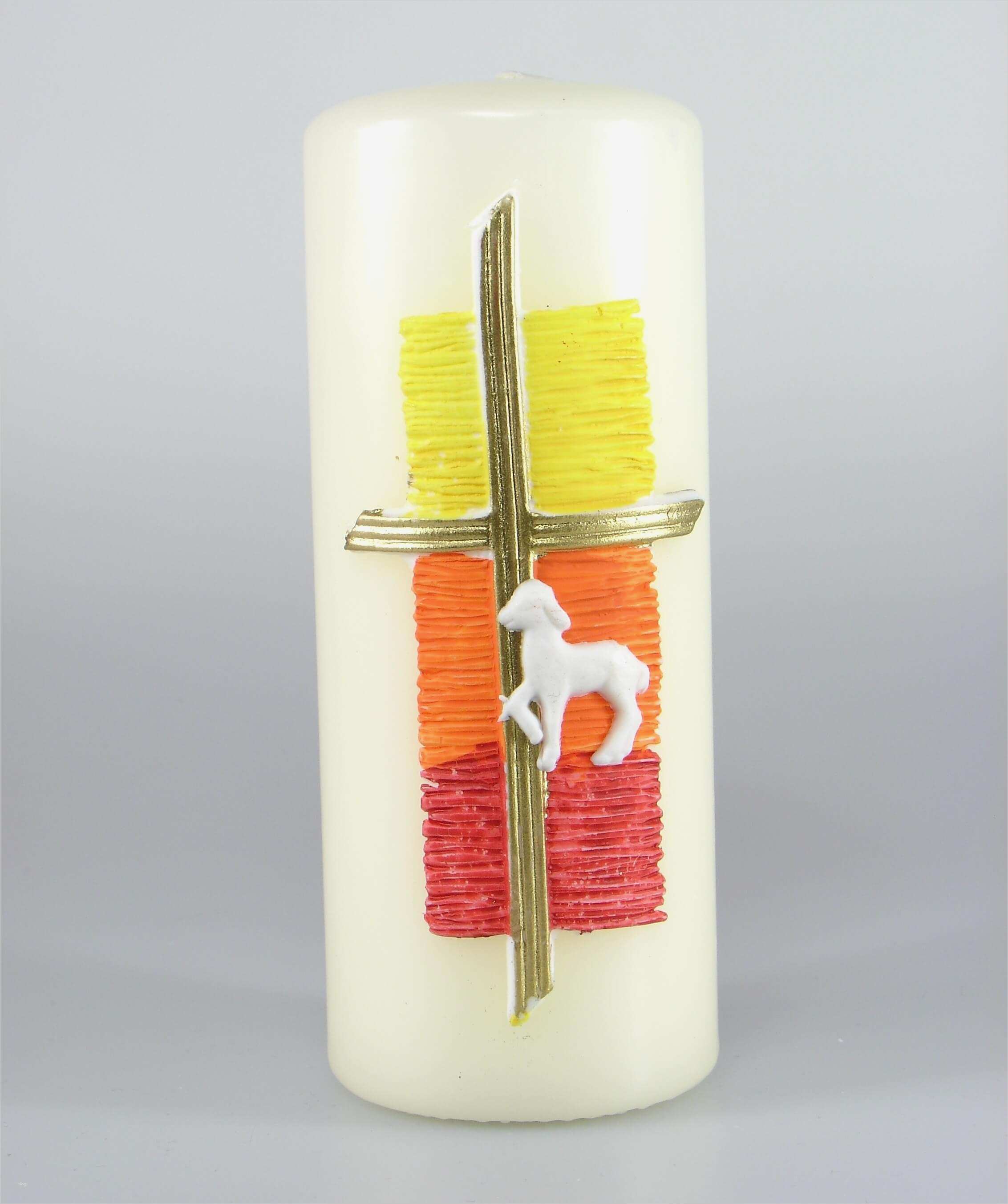 Gebetswürfel Basteln Vorlage Beste Osterkerze Farbig & Lamm