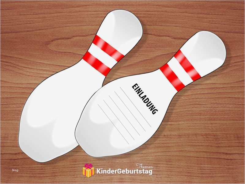 Geburtstagseinladung Pdf Vorlage Kostenlos Best Of Einladung Kindergeburtstag Bowling Kegeln Kostenlose