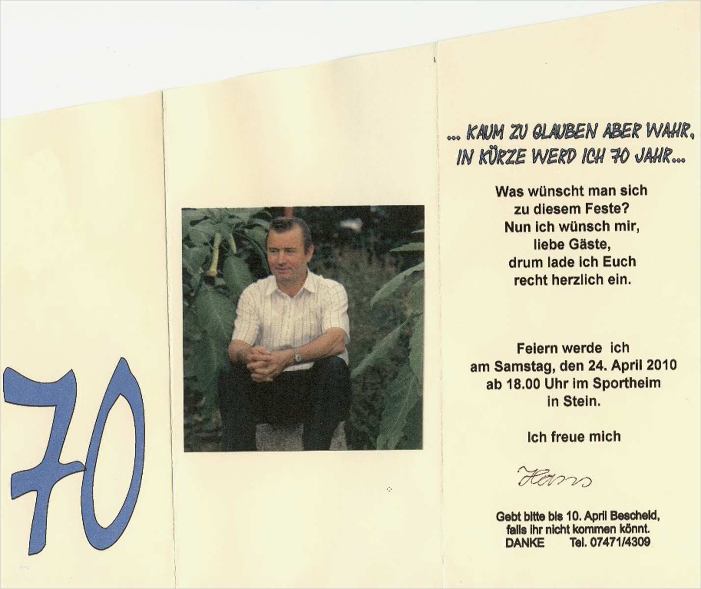 Geburtstagseinladungen 70 Vorlagen Kostenlos Wunderbar Einladung 70 Geburtstag Vorlage Kostenlos