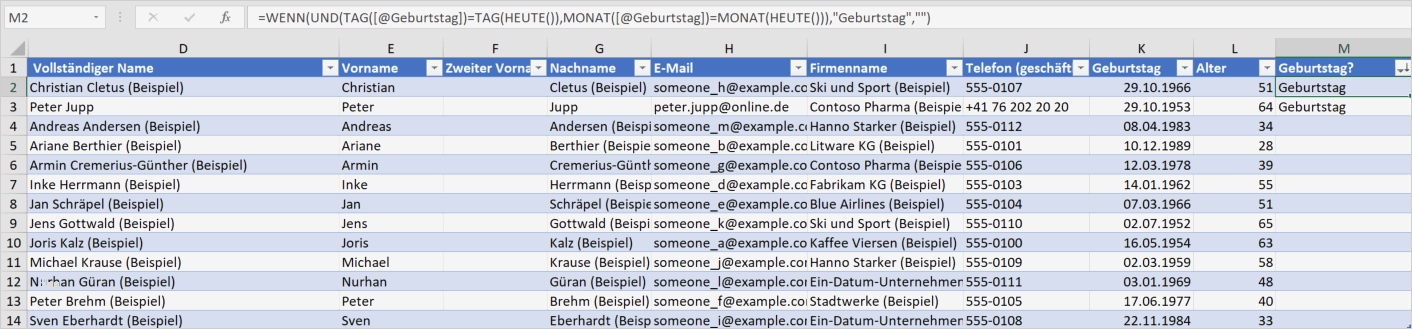 47 Erstaunlich Geburtstagsliste Excel Vorlage Foto 2 Excel Vorlagen in Microsoft Dynamics 365 Digi p Blog