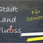 Gedächtnistraining Senioren Vorlagen Elegant Stadt Land Fluss Spiel Zum Ausdrucken