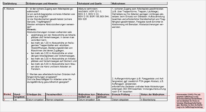 Gefährdungsbeurteilung Baustelle Vorlage Neu Gefährdungsbeurteilung Arbeiten Auf Baustellen sofort