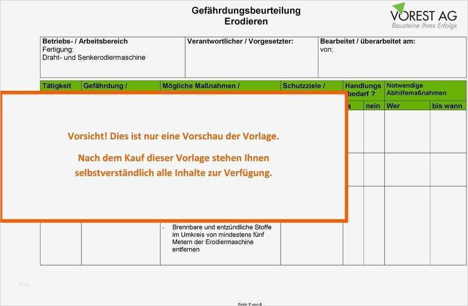 Gefährdungsbeurteilung Nach 6 Gefstoffv Vorlage Süß Vorschau Pdf Gefährdungsbeurteilung Ero Ren Pdf
