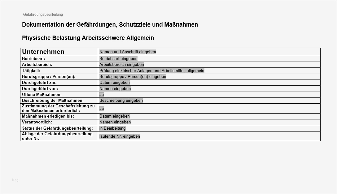 Gefährdungsbeurteilung Psychische Belastung Vorlage Gut Gefährdungsbeurteilung Gefahrstoffe Allgemein sofort
