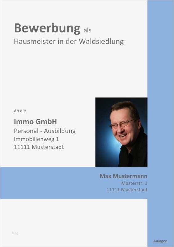 Gegendarstellung Muster Vorlage Zum Download Angenehm Bewerbung Als Hausmeister Tipps Zur Hausmeisterbewerbung