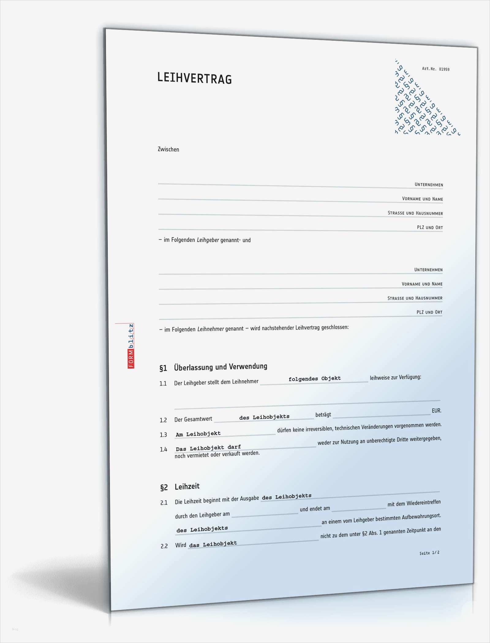 Geld Leihen Privat Vertrag Vorlage Inspiration Leihvertrag