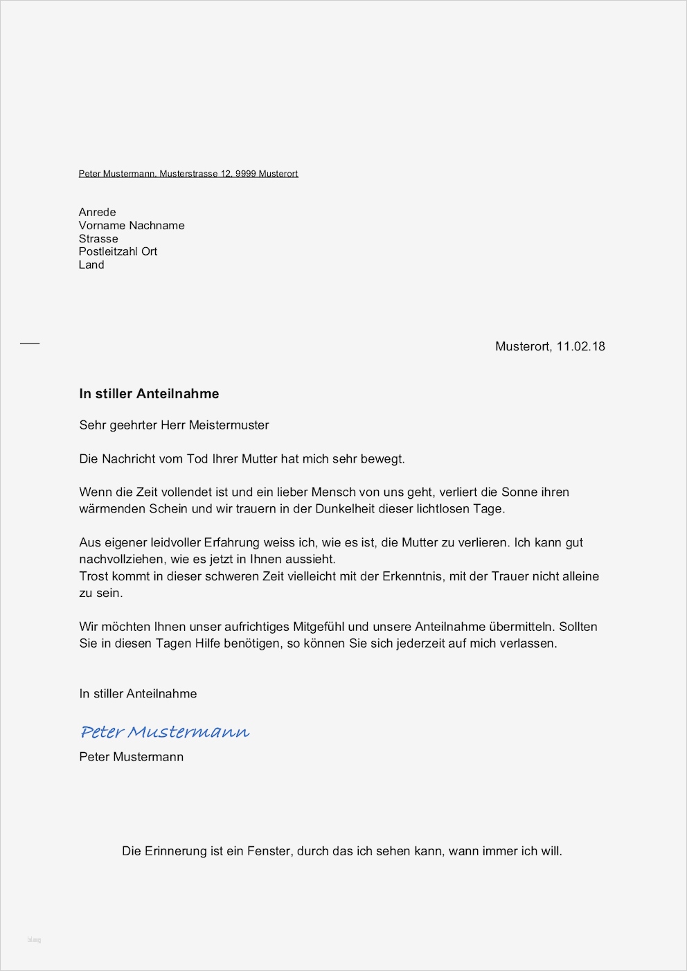 Geld Leihen Privat Vertrag Vorlage Wunderbar Kondolenzschreiben Vorlage – Muster Vorlage