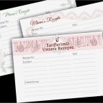 Geld Leihen Schriftlich Festhalten Vorlage Cool Rezepte Für Nachwelt Festhalten & Rezeptkarten Free