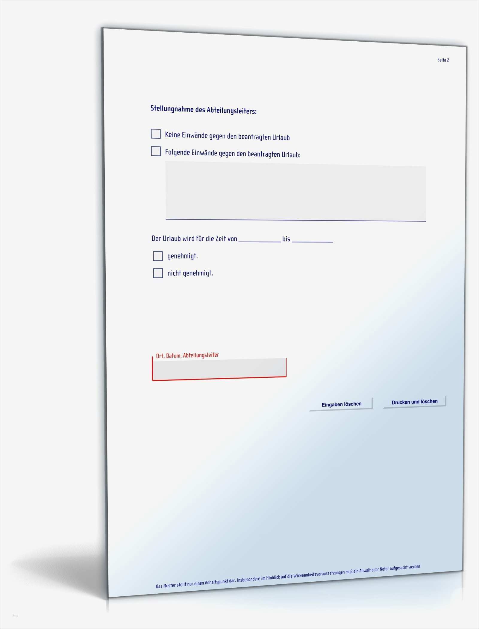 Geld Leihen Schriftlich Festhalten Vorlage Erstaunlich Urlaubsantrag