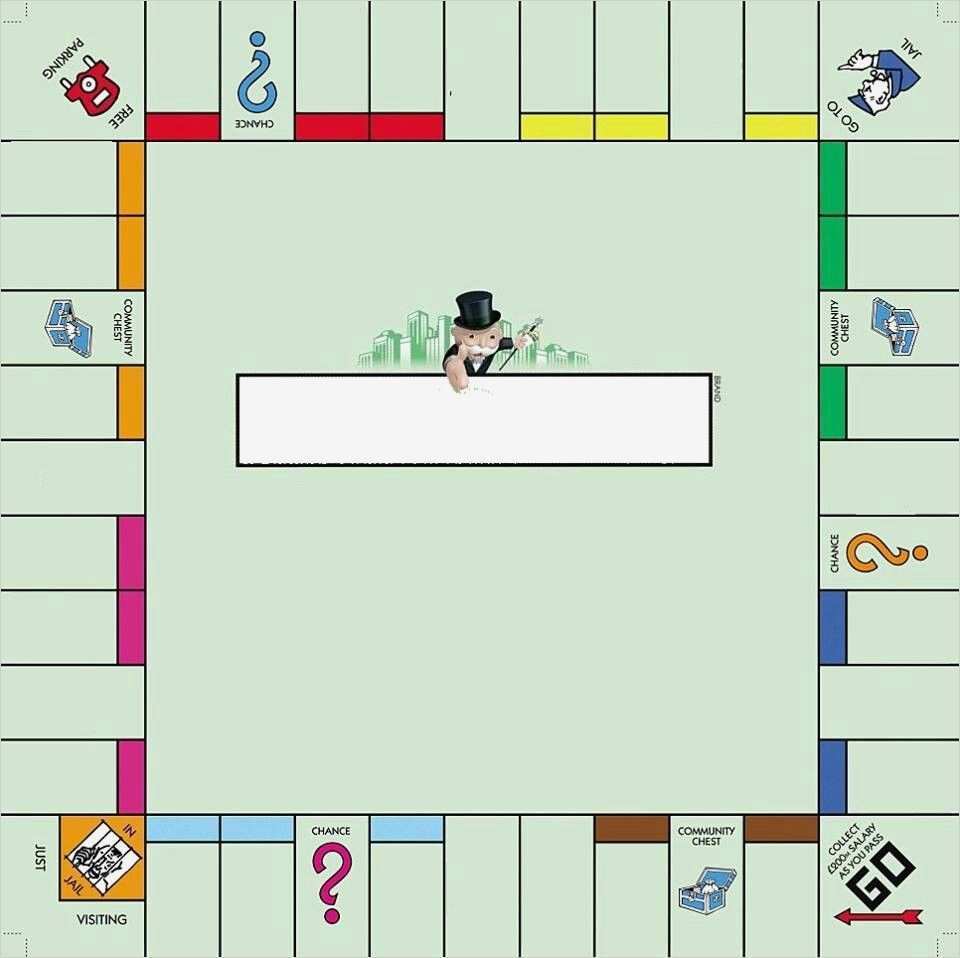 Geldscheine Drucken Vorlage Elegant Empty Monopoly Board School Pinterest