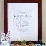 Gelübde Hochzeit Vorlage Erstaunlich Hochzeit GelÜbde Kalligraphie Custom Kalligraphie Gedicht