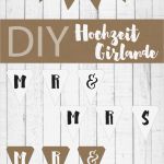 Gelübde Hochzeit Vorlage Inspiration Diy Hochzeit Girlande & Wimpel Basteln