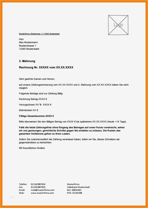 Geschäftsbrief Rechnung Vorlage Cool 14 Vorlage Rechnung Schreiben