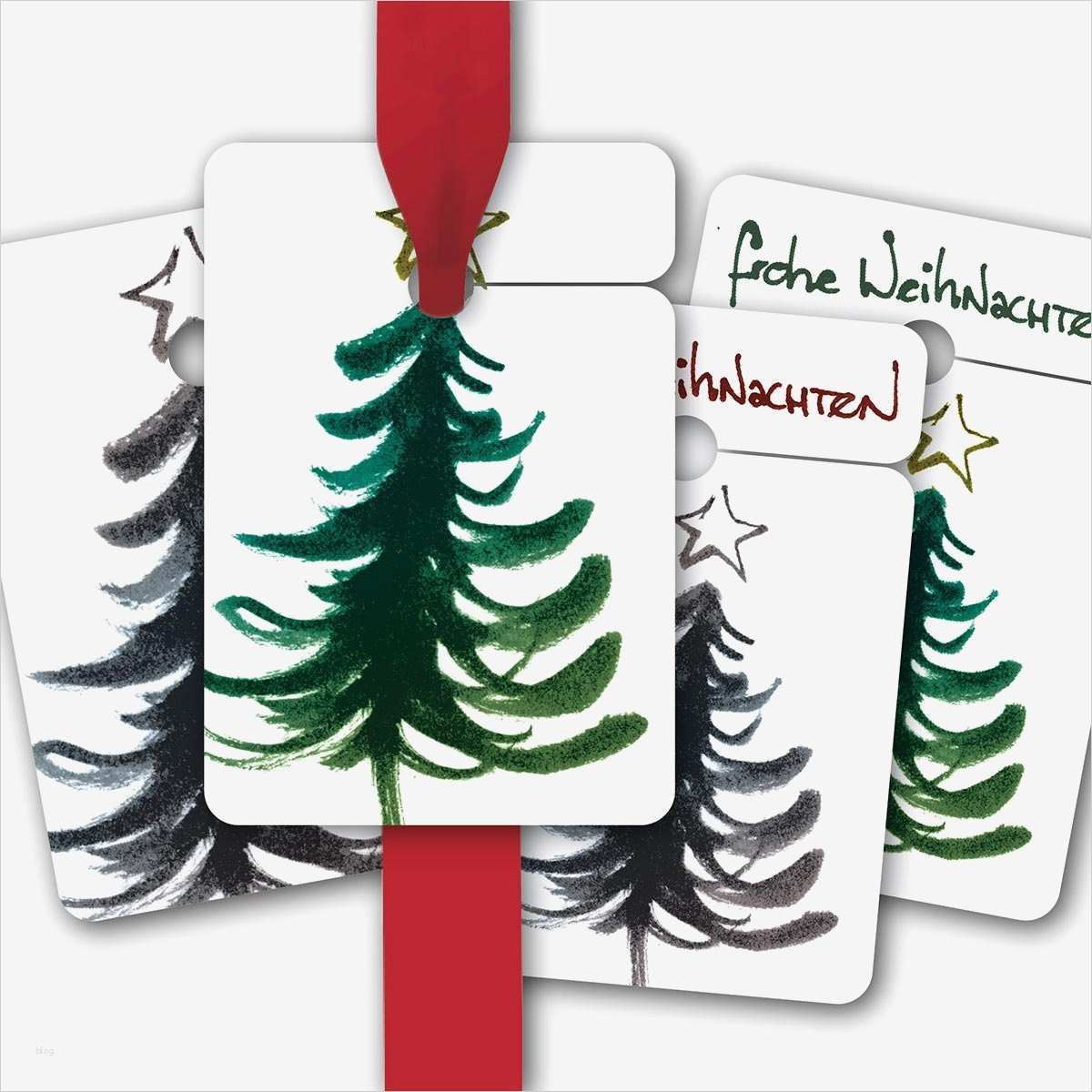 Geschenke Anhänger Vorlagen Schön 8 Geschenkanhänger Mit Designer Weihnachtsbaum Frohe