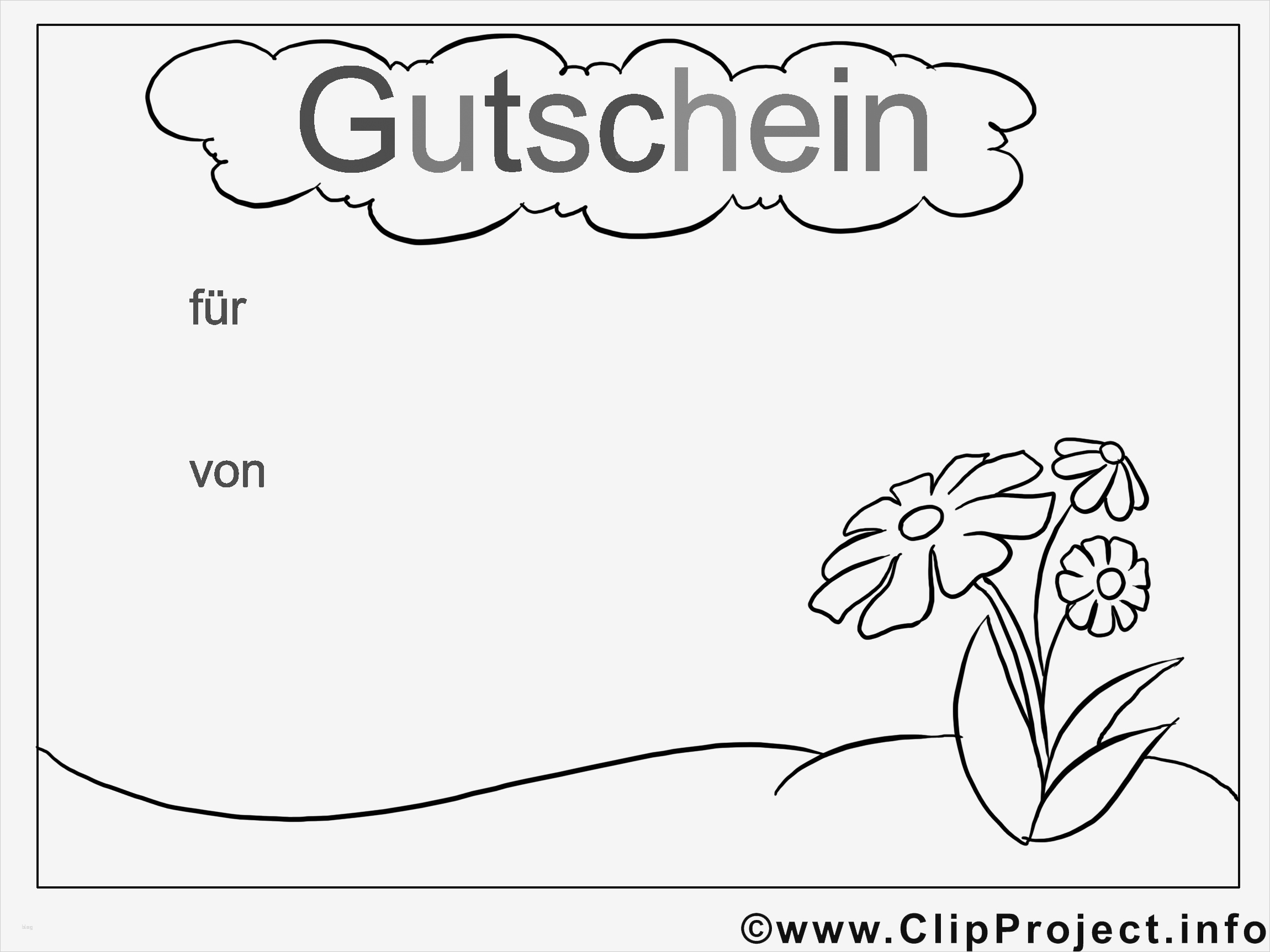 Geschenkgutschein Vorlage Zum Ausdrucken Kostenlos Großartig Gutscheinvorlage Zum Ausmalen
