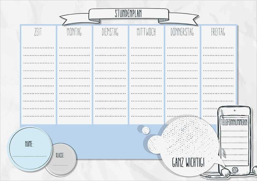 Gesprächsnotiz Vorlage Din A5 Großartig Download Stundenplanvorlagen In Den Größen Din A4 Und Din A5