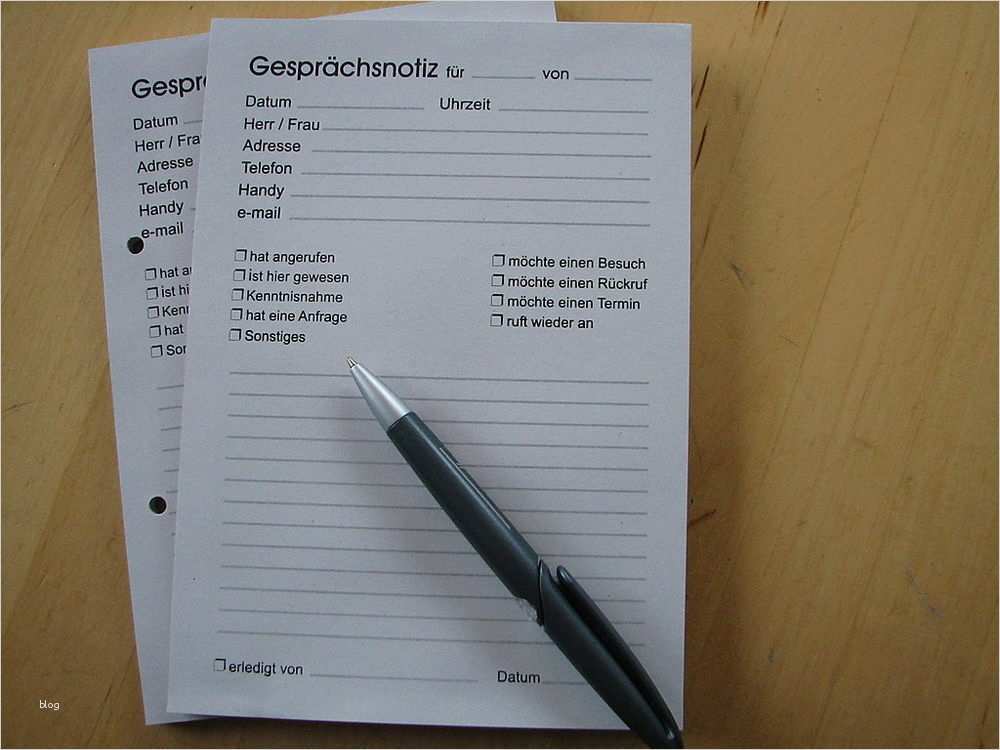 Gesprächsnotiz Vorlage Din A5 Wunderbar 20 X Gesprächsnotiz Gesprächsnotizen Block Din A5 80g