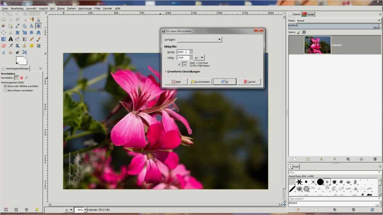 Gimp Visitenkarten Vorlage Genial 155 Gimp Tutorial Kalendervorlage Selbst Erstellen