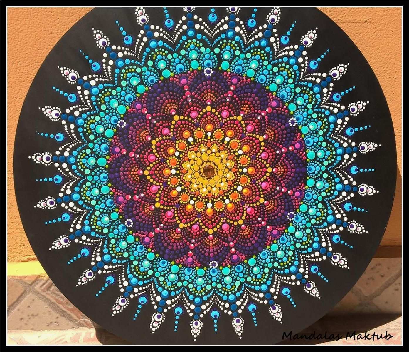 Gläser Bemalen Vorlagen Erstaunlich Mandala No Mdf Tecnica Pontilhismo Arte De Rosangela