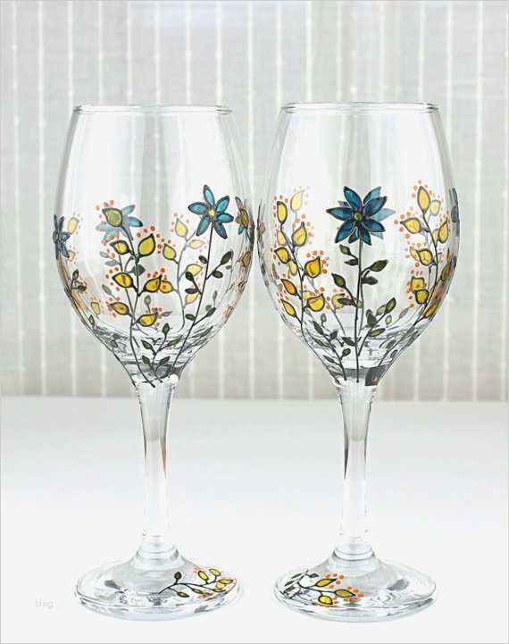 Gläser Bemalen Vorlagen Genial Wein Brille Hand Bemalte Gläser Gläser Hochzeit Jubiläum