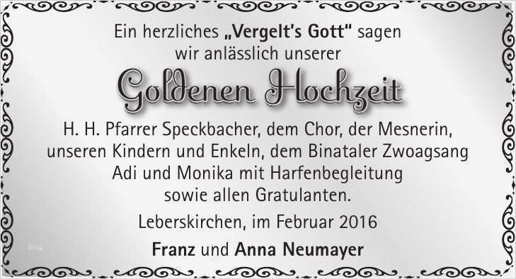 Goldene Hochzeit Zeitung Vorlagen Fabelhaft Grußanzeige Familienanzeigen Herzliche